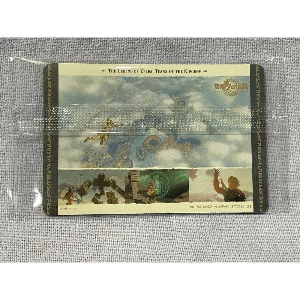 NEW Set of 5 The Leged of Zelda : Tears of The Kingdom Wafer Sealed Cards